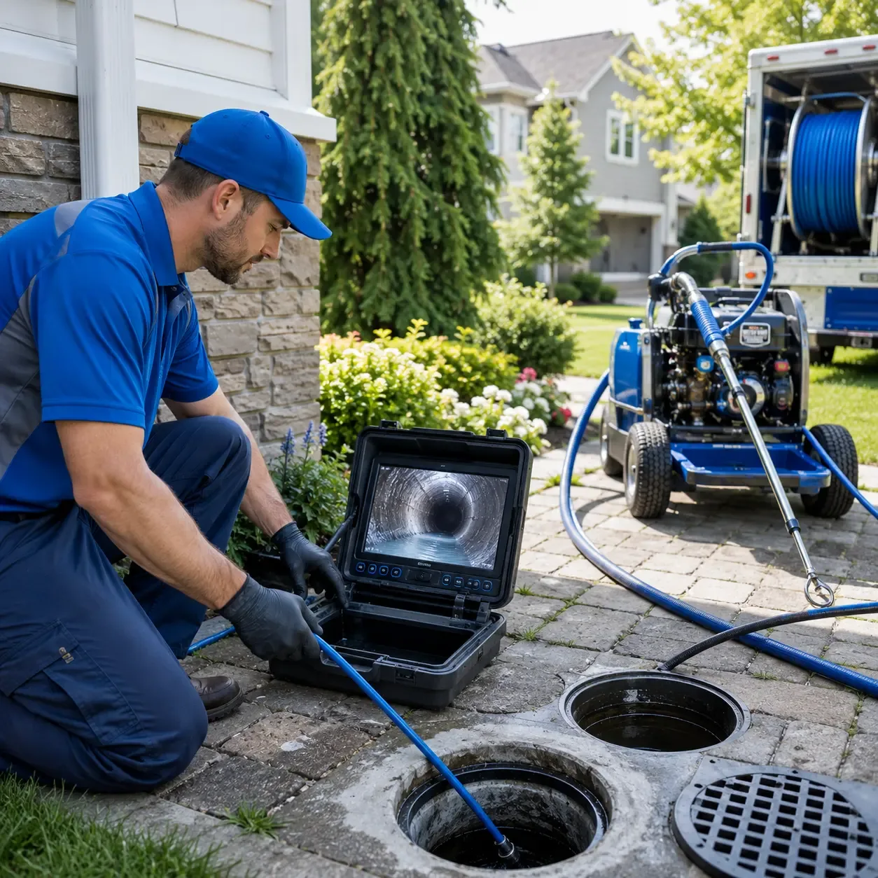 Outdoor drain cleaning professionals serving Topinabee, MI